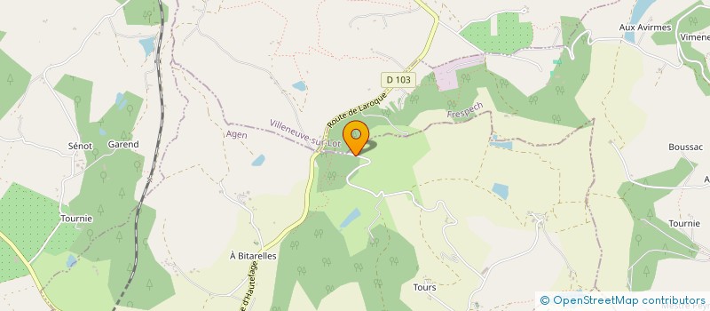 localisation de l'entreprise MADAME MARIELLE BALLETON  CASSIGNAS