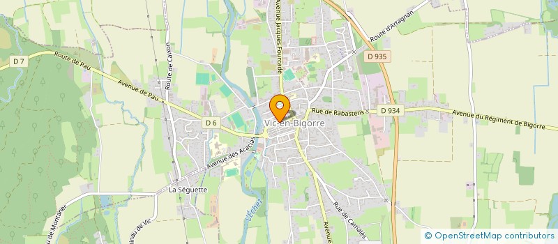 localisation de l'entreprise MADAME MARIELLE BARBE-BARBE  VIC-EN-BIGORRE