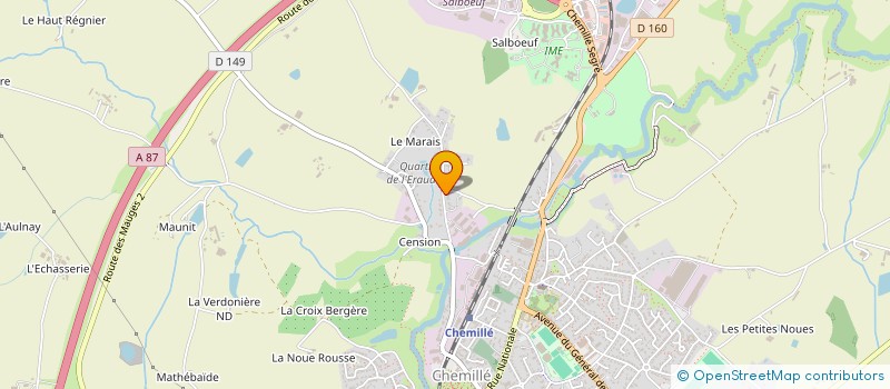 localisation de l'entreprise MADAME MARIELLE BARRE  CHEMILLE-EN-ANJOU