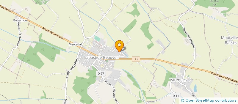 localisation de l'entreprise MADAME MARIELLE BARTHE  LABASTIDE-BEAUVOIR