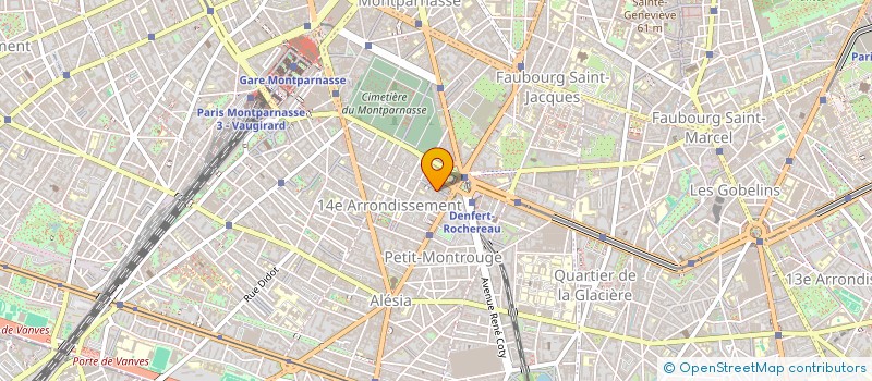 localisation de l'entreprise MADAME MARIELLE BAUDIN LAURENCIN  PARIS