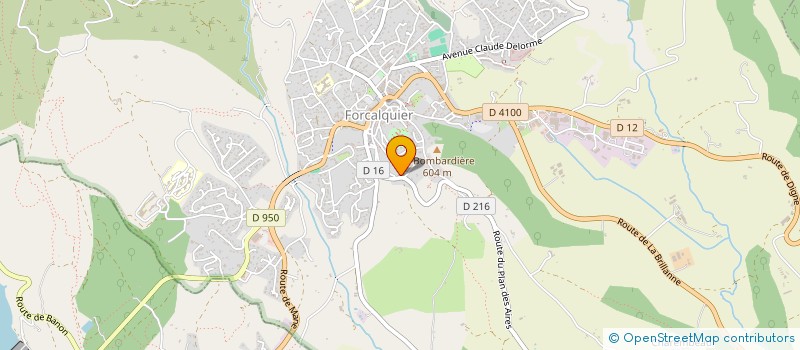 localisation de l'entreprise MADAME MARIELLE BLANC à FORCALQUIER