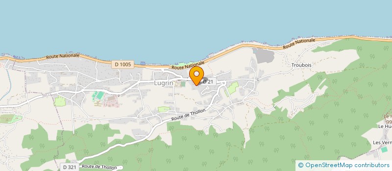 localisation de l'entreprise MADAME MARIELLE BLANDIN  LUGRIN