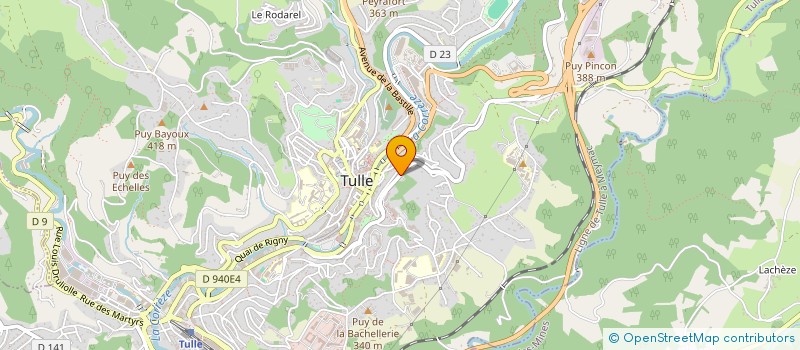 localisation de l'entreprise MADAME MARIELLE BLANDINO  TULLE