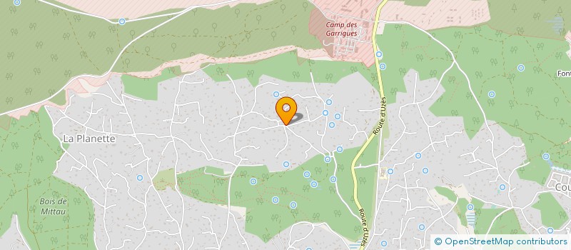 localisation de l'entreprise MADAME MARIELLE BLAYA  NIMES