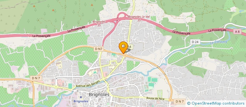 localisation de l'entreprise MADAME MARIELLE BURAVAND à BRIGNOLES