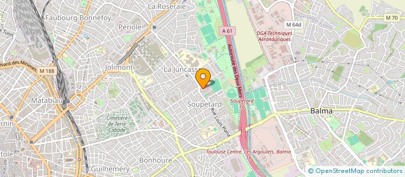 localisation de l'entreprise MADAME MARIELLE BUSANA à TOULOUSE