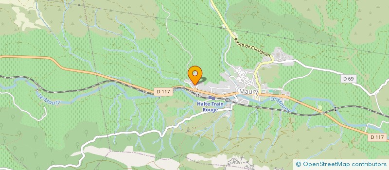 localisation de l'entreprise MADAME MARIELLE CALVET  MAURY