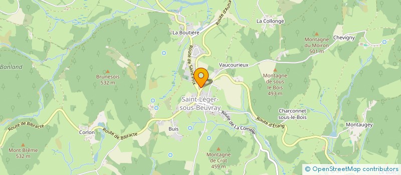 localisation de l'entreprise MADAME MARIELLE CARENZI  SAINT-LEGER-SOUS-BEUVRAY