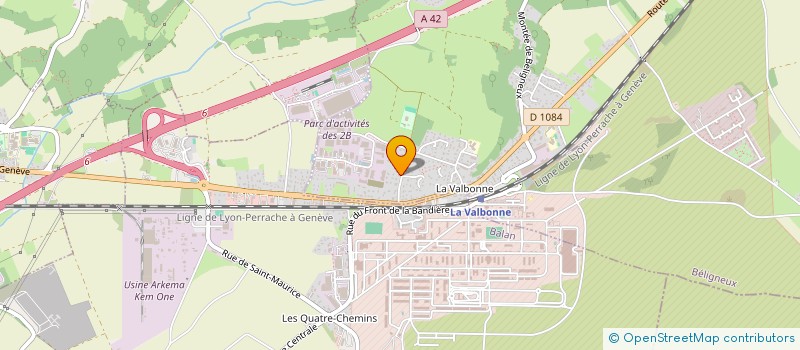 localisation de l'entreprise MADAME MARIELLE CHABERT à BELIGNEUX
