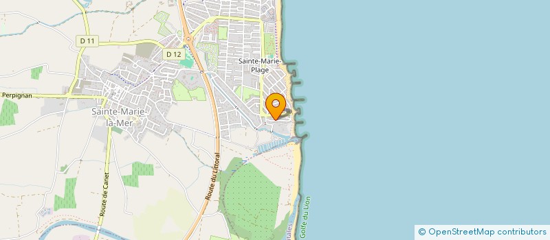 localisation de l'entreprise MADAME MARIELLE CHAUSSE  SAINTE-MARIE-LA-MER