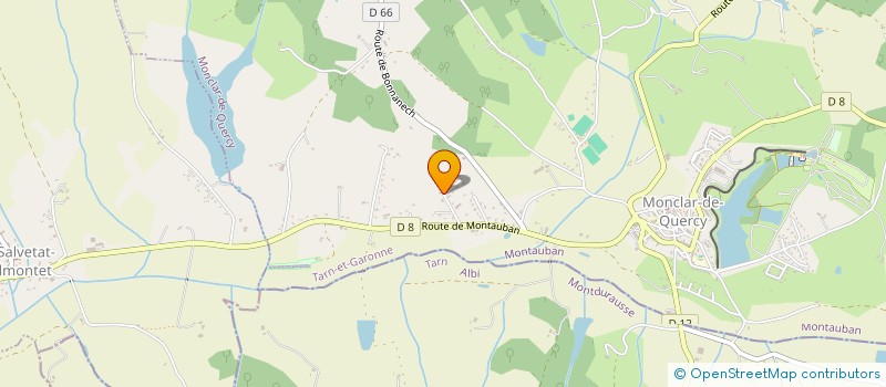 localisation de l'entreprise MADAME MARIELLE COSTAMAGNA  MONCLAR-DE-QUERCY