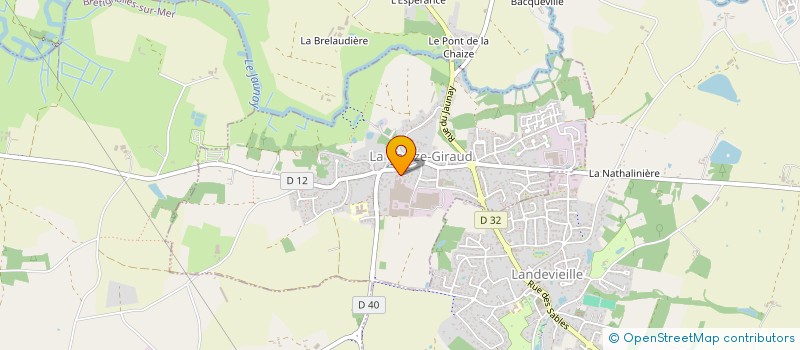 localisation de l'entreprise MADAME MARIELLE COURTOIS  LA CHAIZE-GIRAUD