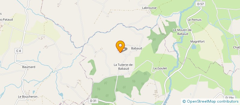 localisation de l'entreprise MADAME MARIELLE CREVOISIER DE VOMECOURT à SAINT-PRIEST-LIGOURE