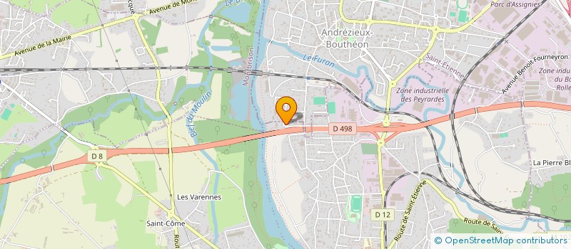 localisation de l'entreprise MADAME MARIELLE DAVID  SAINT-JUST-SAINT-RAMBERT