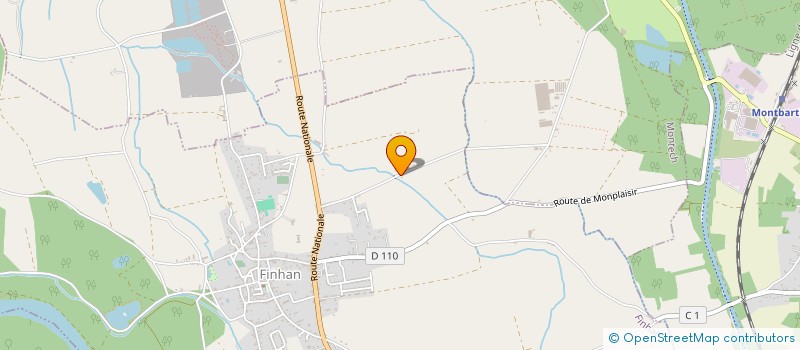 localisation de l'entreprise MADAME MARIELLE DE ALMEIDA TEIXEIRA  FINHAN