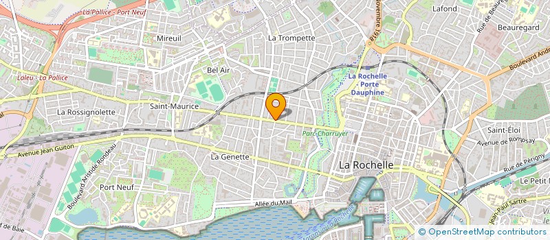 localisation de l'entreprise MADAME MARIELLE DEBAUCHE  LA ROCHELLE