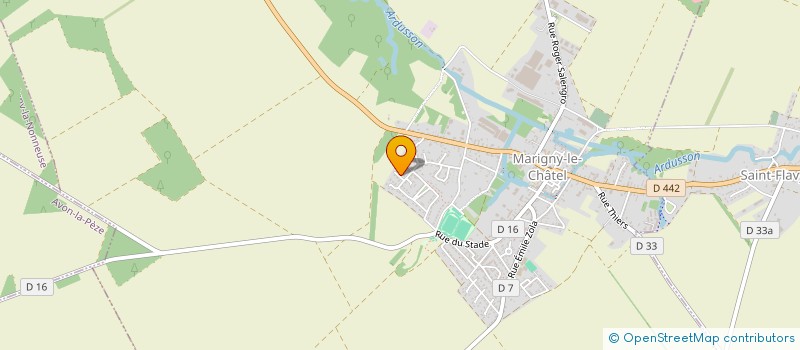 localisation de l'entreprise MADAME MARIELLE DERI à MARIGNY-LE-CHATEL