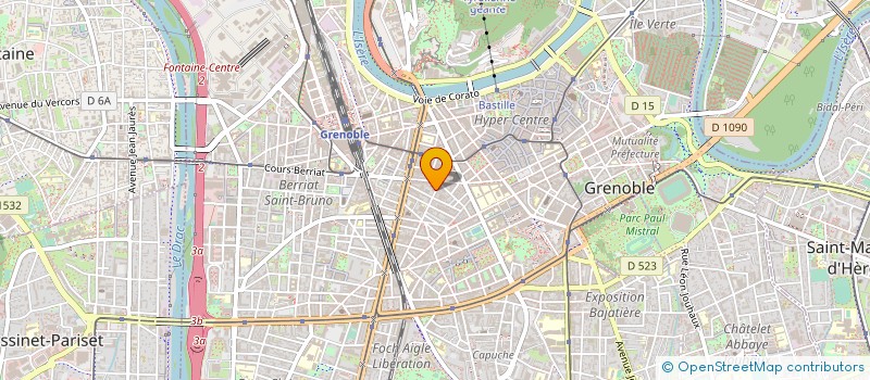 localisation de l'entreprise MADAME MARIELLE DUPUIS à GRENOBLE