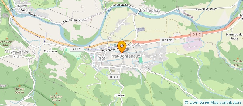 localisation de l'entreprise MADAME MARIELLE EPP à PRAT-BONREPAUX
