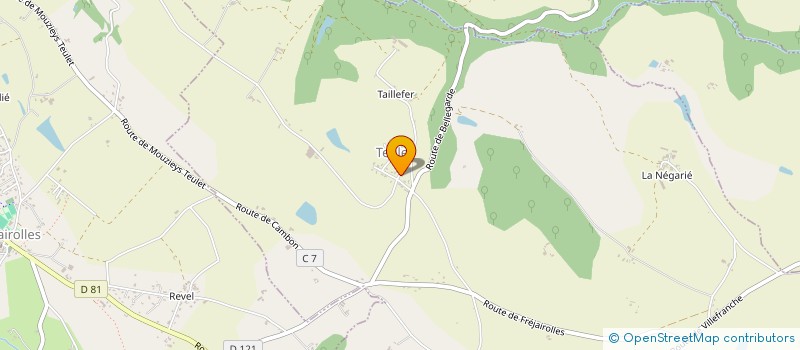 localisation de l'entreprise MADAME MARIELLE EVE  MOUZIEYS-TEULET