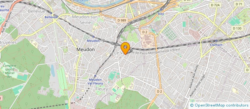 localisation de l'entreprise MADAME MARIELLE EYRAUD à MEUDON