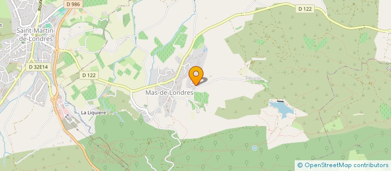 localisation de l'entreprise MADAME MARIELLE FAU  MAS-DE-LONDRES