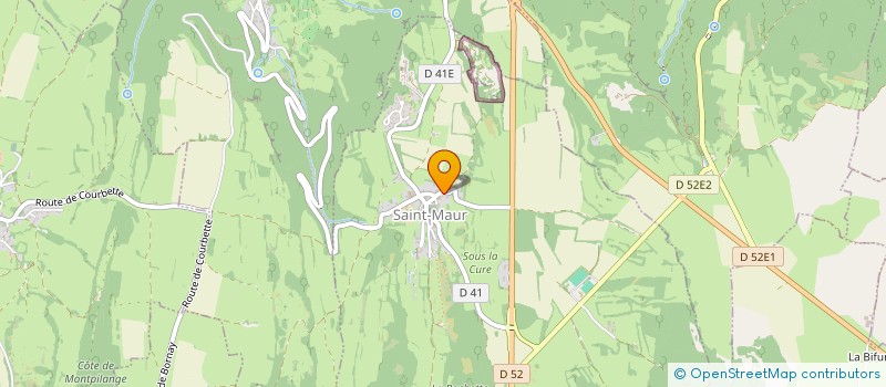 localisation de l'entreprise MADAME MARIELLE GAUTHIER  LA CHAILLEUSE