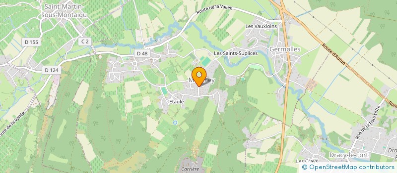 localisation de l'entreprise MADAME MARIELLE GAUTHIER  MELLECEY