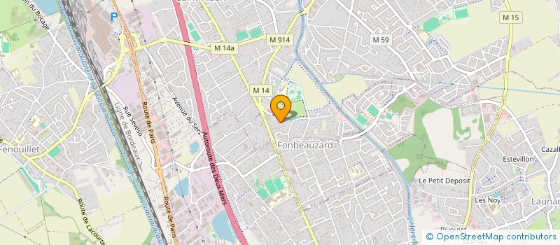 localisation de l'entreprise MADAME MARIELLE GBADJA  SAINT-ALBAN