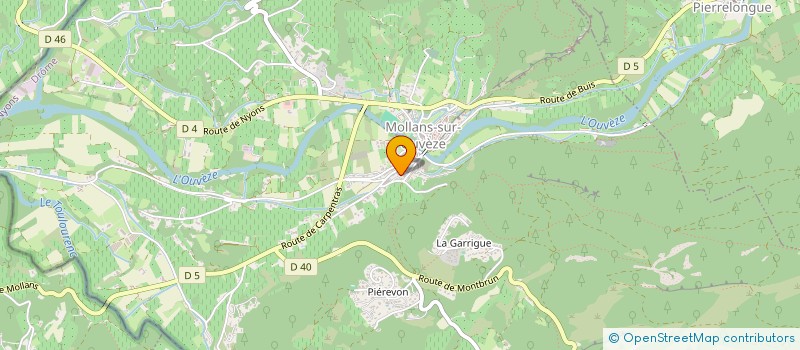 localisation de l'entreprise MADAME MARIELLE GILLES  MOLLANS-SUR-OUVEZE