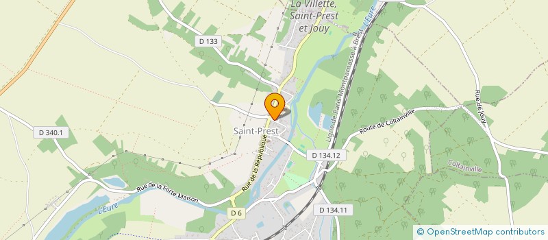 localisation de l'entreprise MADAME MARIELLE GOUENNOU à SAINT-PREST