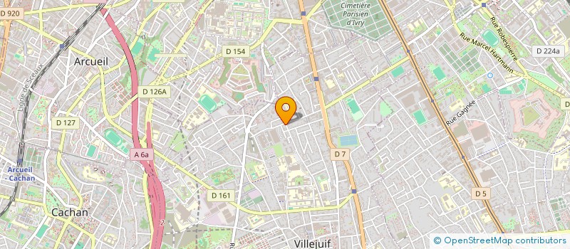 localisation de l'entreprise MADAME MARIELLE GUDIN à VILLEJUIF