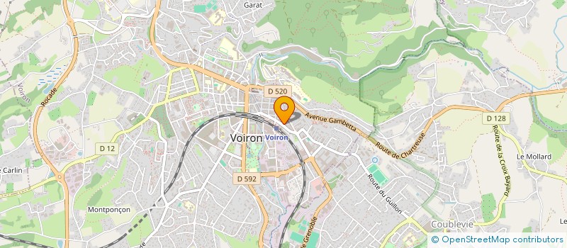 localisation de l'entreprise MADAME MARIELLE JIMENEZ  VOIRON