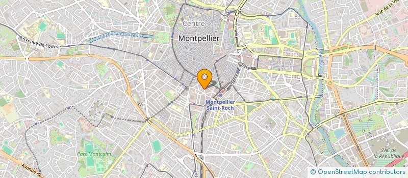 localisation de l'entreprise MADAME MARIELLE KOJEOU à MONTPELLIER