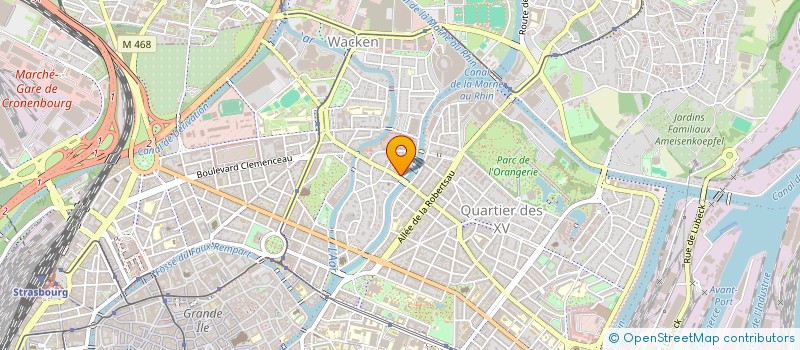 localisation de l'entreprise MADAME MARIELLE KOPF à STRASBOURG
