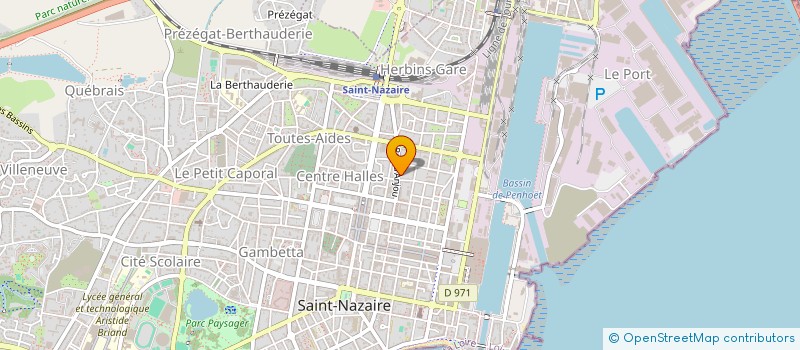 localisation de l'entreprise MADAME MARIELLE KOUBICHE à SAINT-NAZAIRE