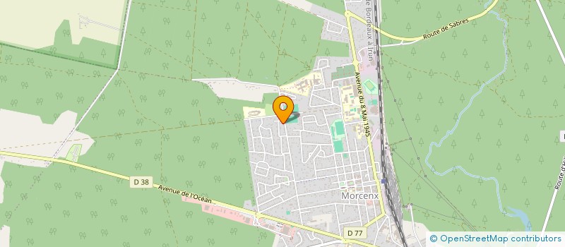 localisation de l'entreprise MADAME MARIELLE LAGAHE  MORCENX-LA-NOUVELLE