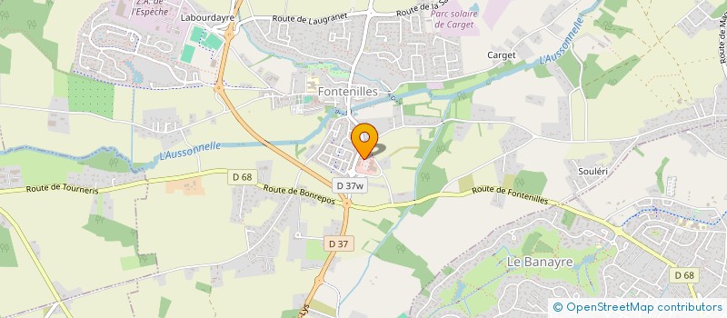 localisation de l'entreprise MADAME MARIELLE LARRIPA  FONTENILLES