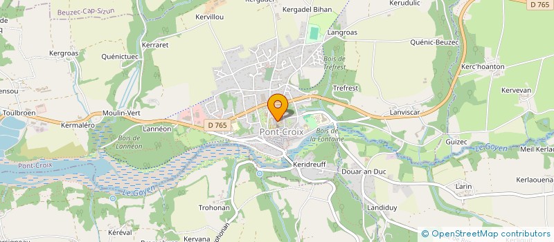 localisation de l'entreprise MADAME MARIELLE LAUTREDOU  PONT-CROIX