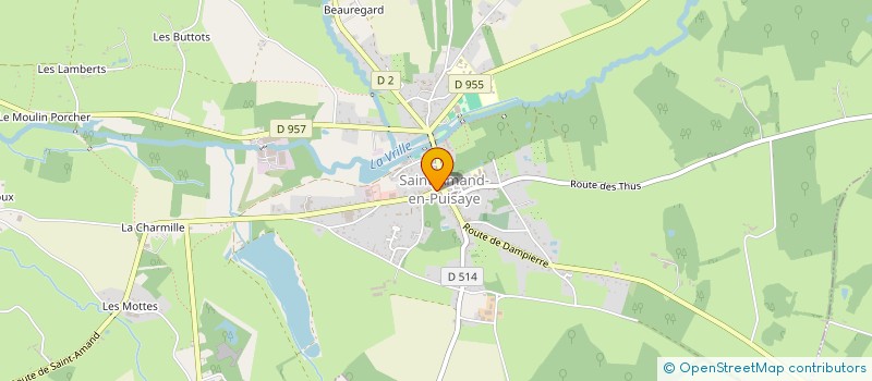 localisation de l'entreprise MADAME MARIELLE LAVAL à SAINT-AMAND-EN-PUISAYE