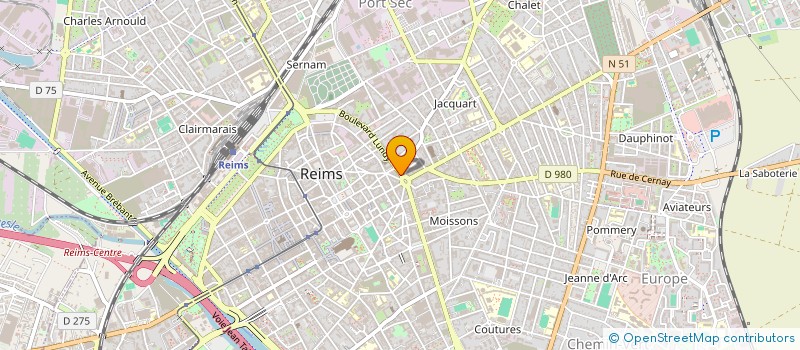 localisation de l'entreprise MADAME MARIELLE LE GOFF  REIMS