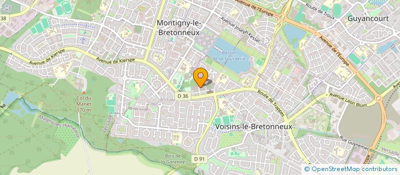 localisation de l'entreprise MADAME MARIELLE LE MONNIER  VOISINS-LE-BRETONNEUX