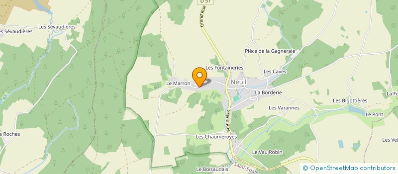 localisation de l'entreprise MADAME MARIELLE LE NEGARET  NEUIL