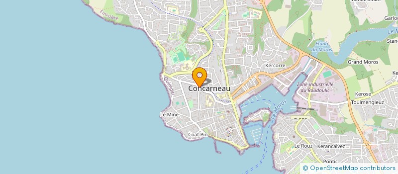 localisation de l'entreprise MADAME MARIELLE LEBRETON à CONCARNEAU
