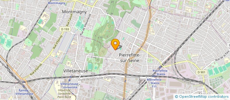 localisation de l'entreprise MADAME MARIELLE LIGALI à PIERREFITTE-SUR-SEINE
