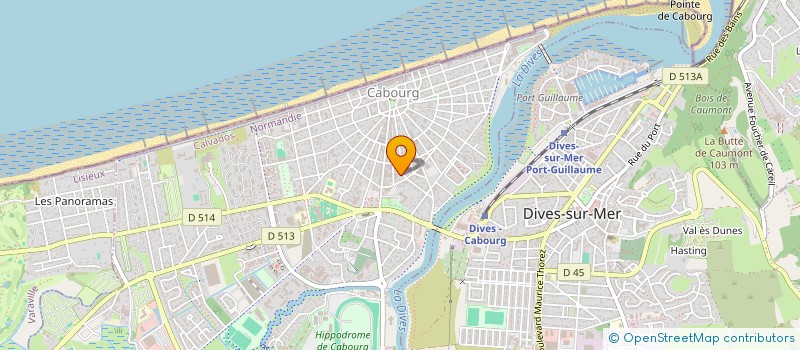 localisation de l'entreprise MADAME MARIELLE LORFEUVRE  CABOURG