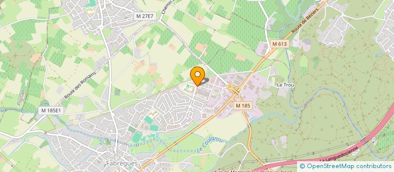 localisation de l'entreprise MADAME MARIELLE LOTH  FABREGUES