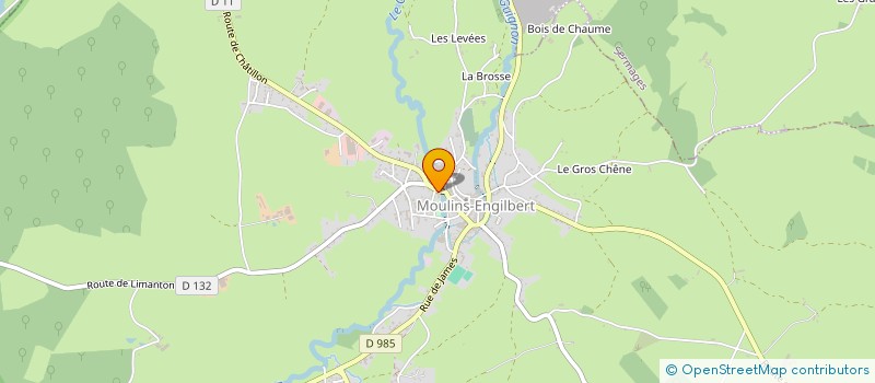 localisation de l'entreprise MADAME MARIELLE MARCEAU  MOULINS-ENGILBERT