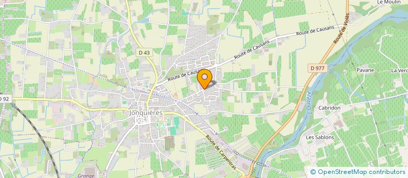 localisation de l'entreprise MADAME MARIELLE MARTINI  JONQUIERES